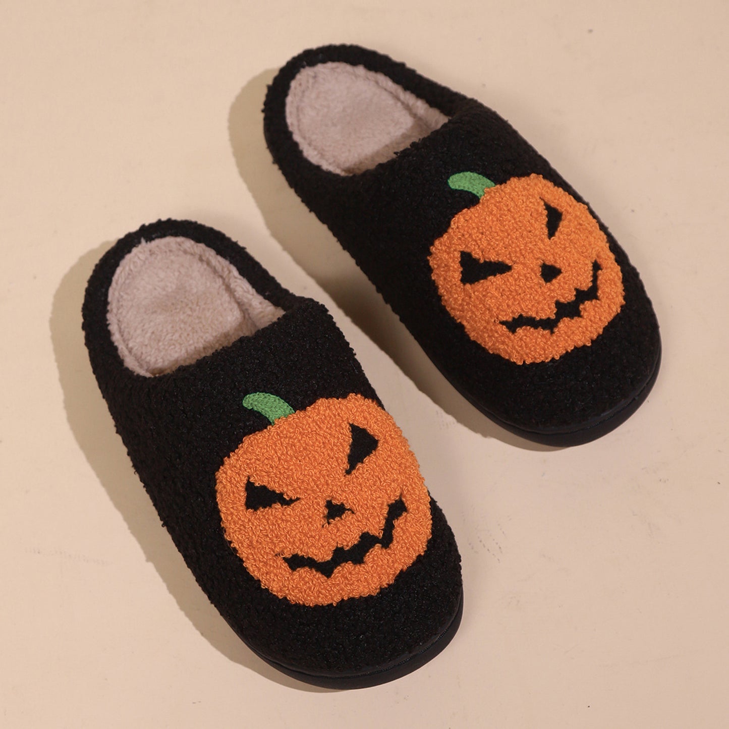 Cozy Furry Slippers for Women and Men,Bear Paw,Halloween,Christmas Design,Warm Indoor Non-Slip Winter Home Shoes
