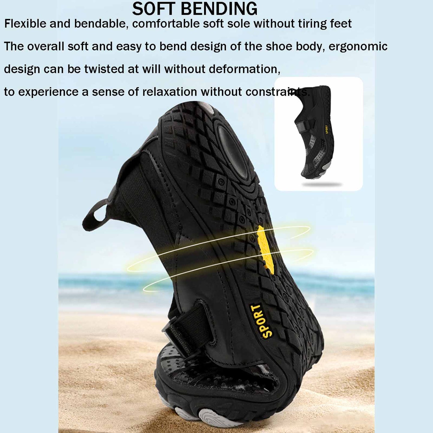 Women's Men's Water Shoes Quick Dry Barefoot Shoes Slip Into Soft Beach Shoes Swimming Shoes Yoga Sportswear Exercise Outdoor Summer Pool Beach Surf Walking Water Yoga Shoes