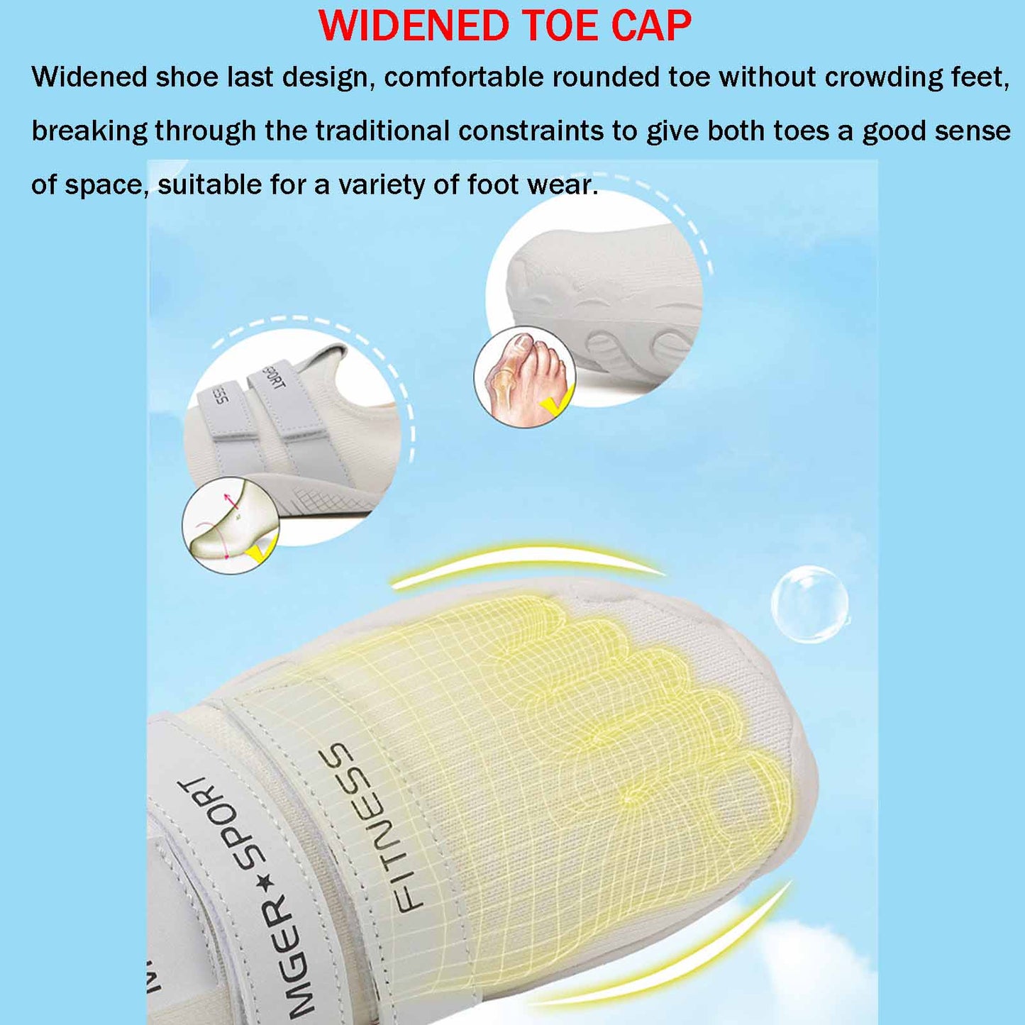Hike Barefoot Shoes for Women Men, Breathable Non-Slip Athletic Footwear, Wide Toe Water Shoes for Hiking, Non-Slip Neuropathy Shoes for Women Men, Grounded Comfort wear