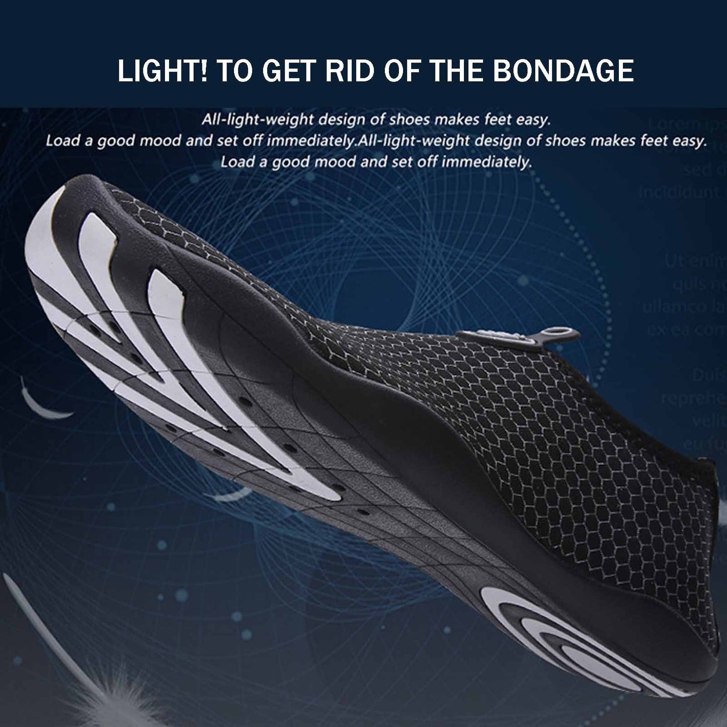 Women's Men's Water Shoes Sports Quick Dry Shoes Gym Walking Running Beach Swimming Kayaking Surfing Wading Shoes