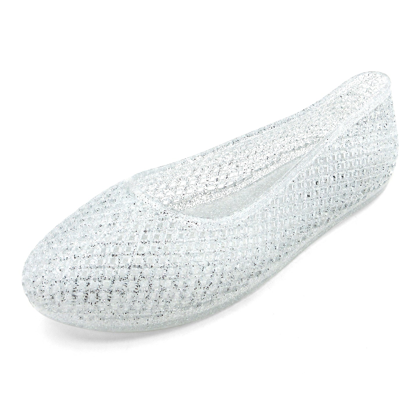 Women's Jelly Sandals Ballet Slip Into Flats Hollow Out Loafers