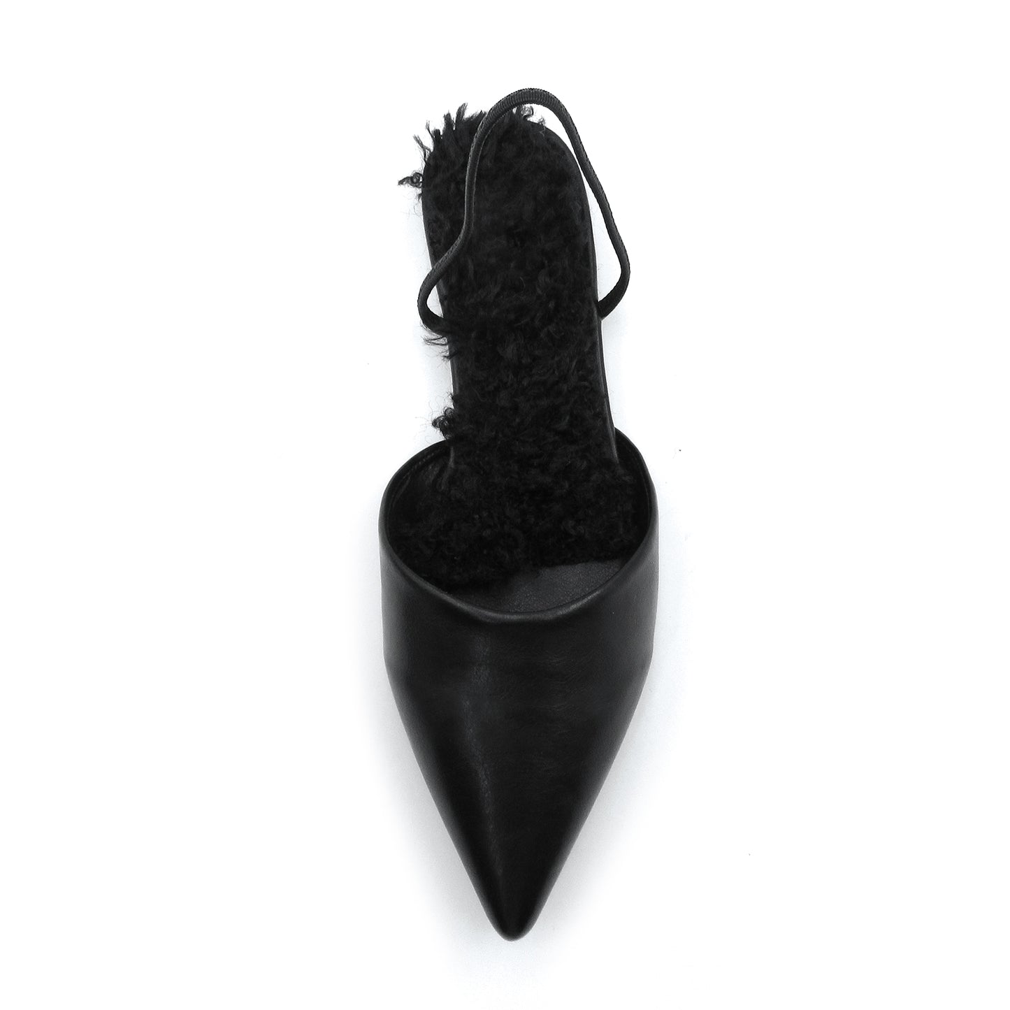 Sleek Faux Leather Pointed Flats for Women: Plush Cushioning, Non-Slip Grip, Versatile Style for All Seasons