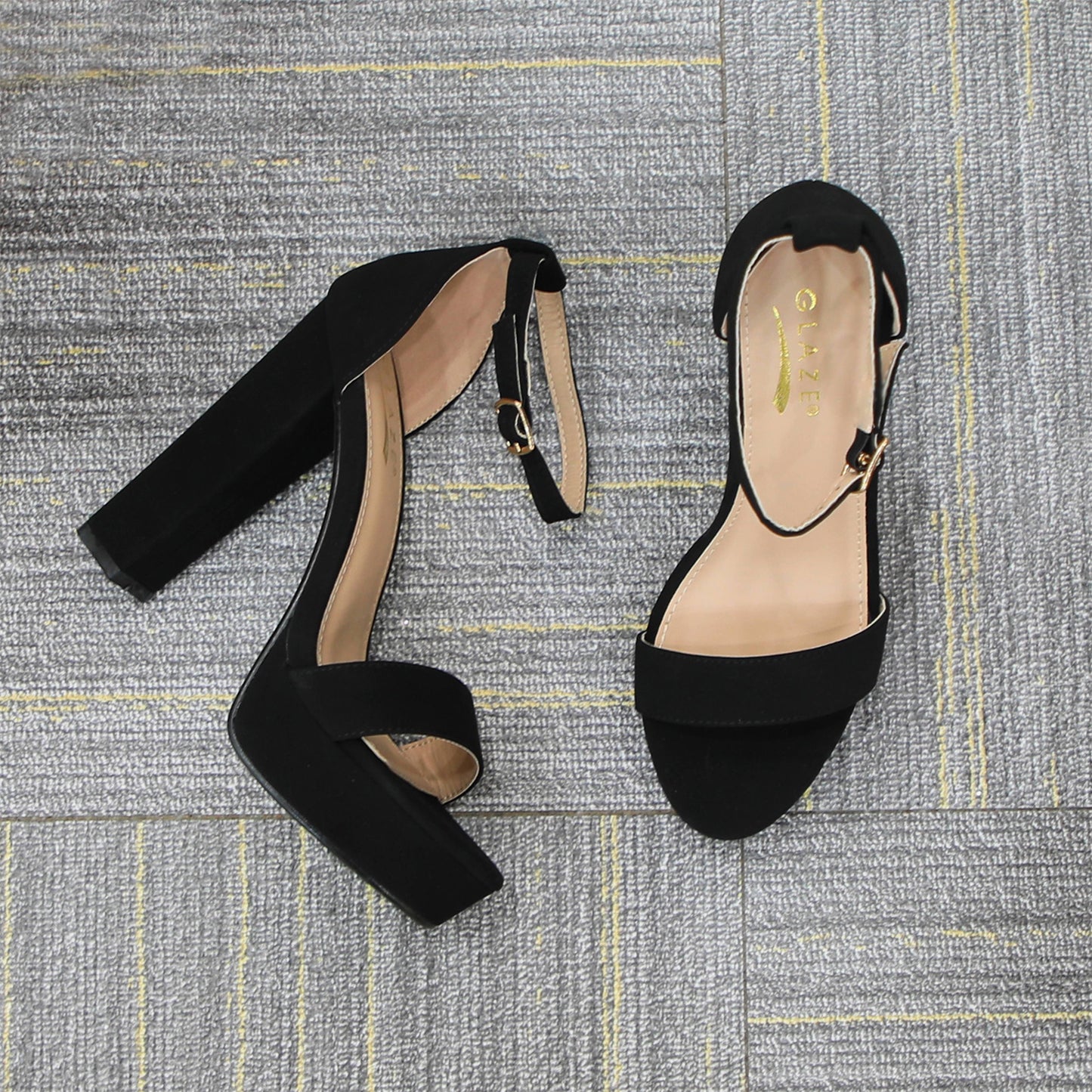 Women's Fashion Platform Sandals Block Heels Wedding Summer Dress Shoes