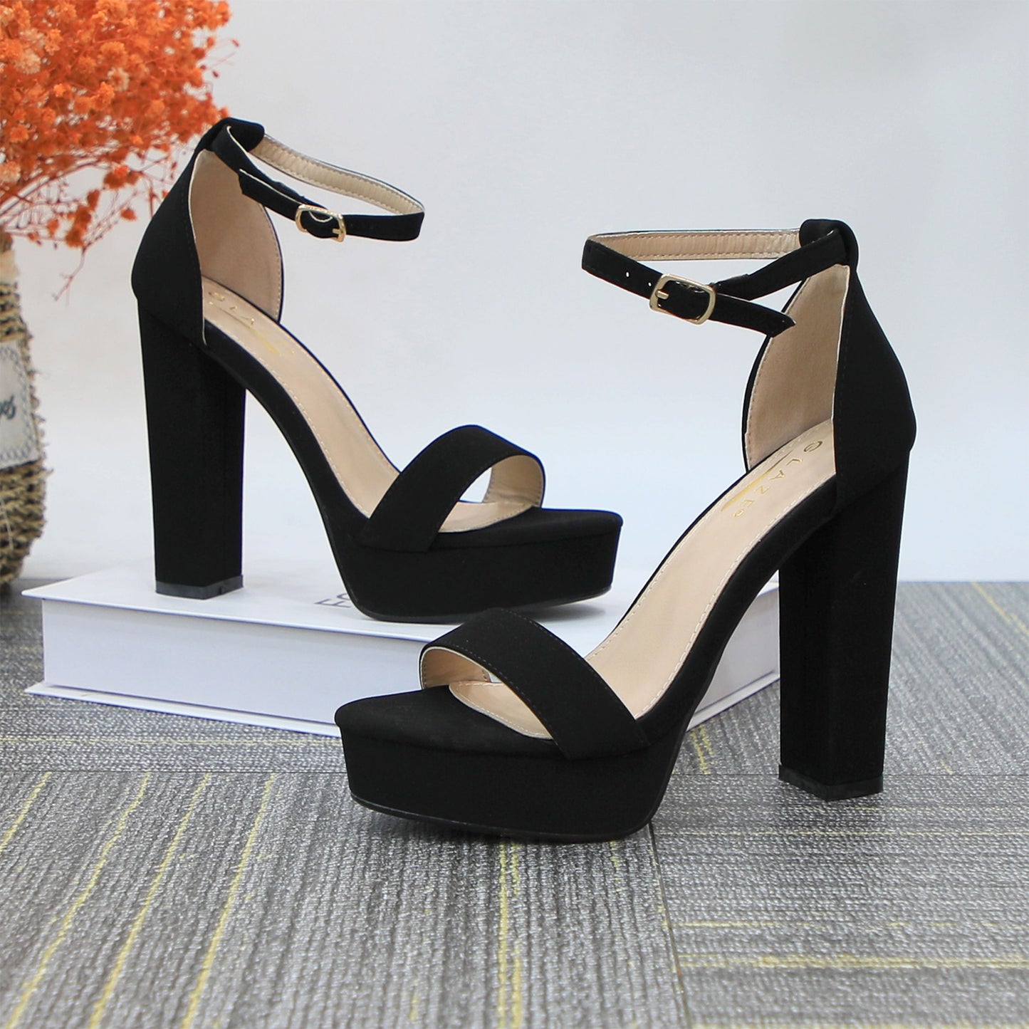Women's Fashion Platform Sandals Block Heels Wedding Summer Dress Shoes