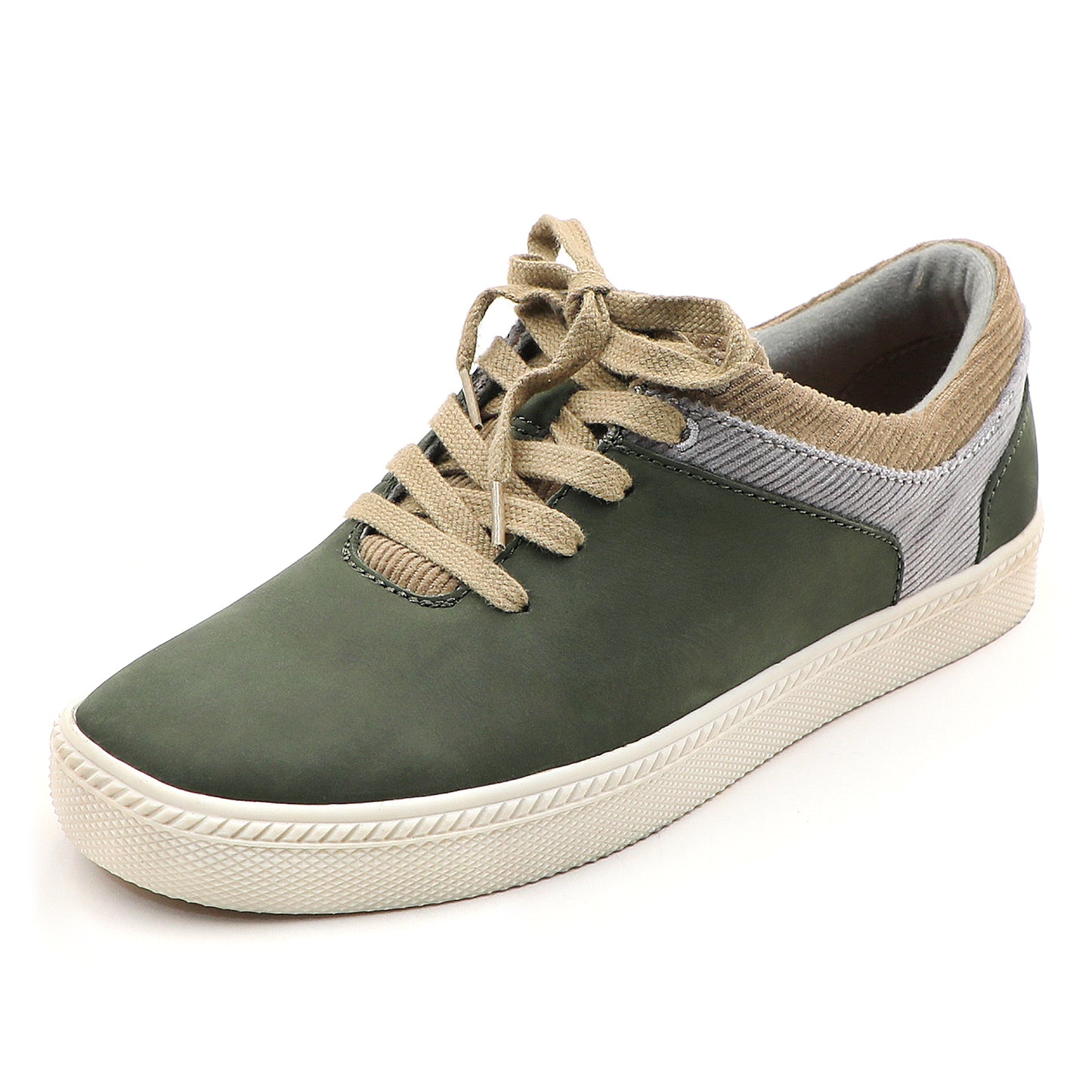 Women's Sneakers - Stylish leather flats with arch support for all-day walking