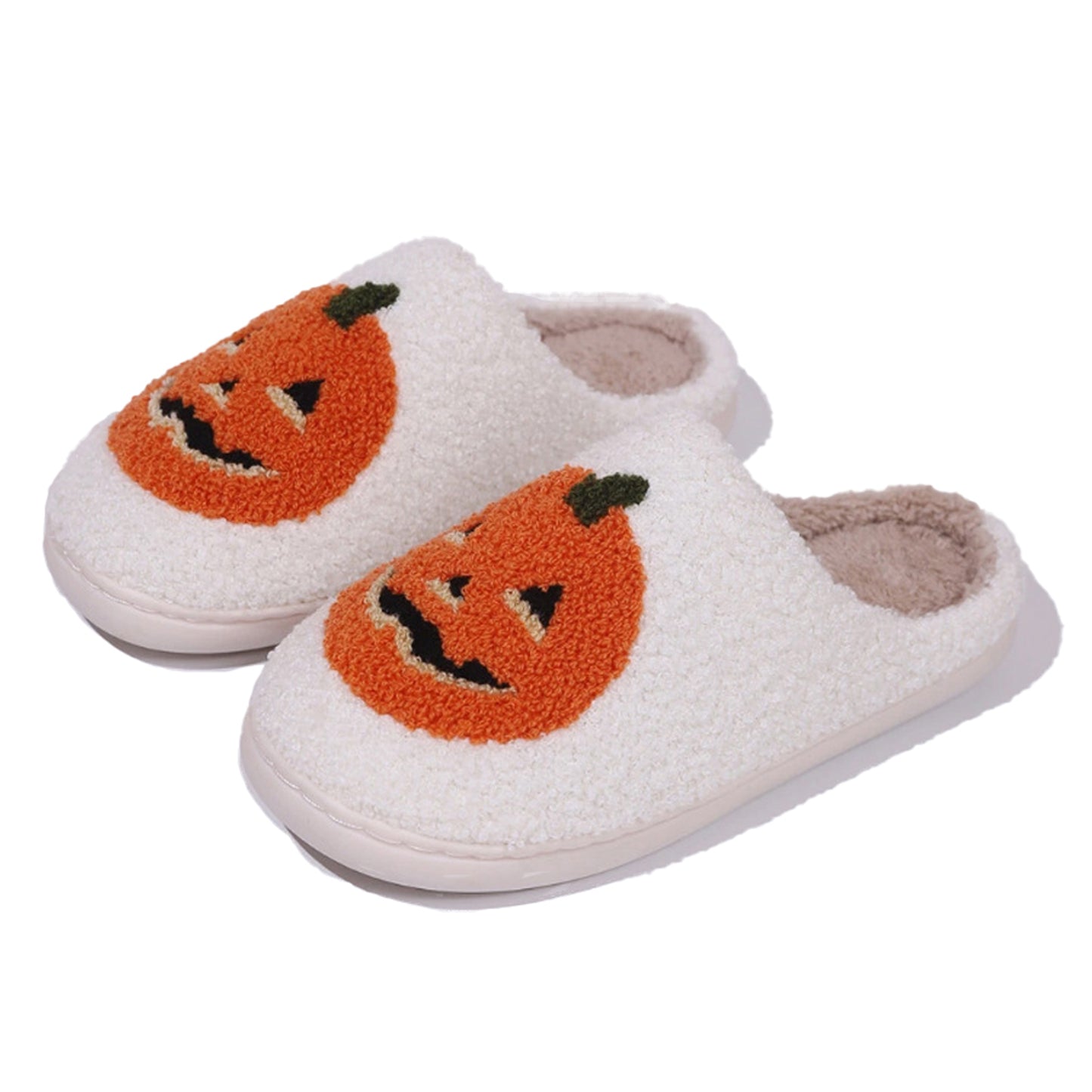 Cozy Furry Slippers for Women and Men,Bear Paw,Halloween,Christmas Design,Warm Indoor Non-Slip Winter Home Shoes
