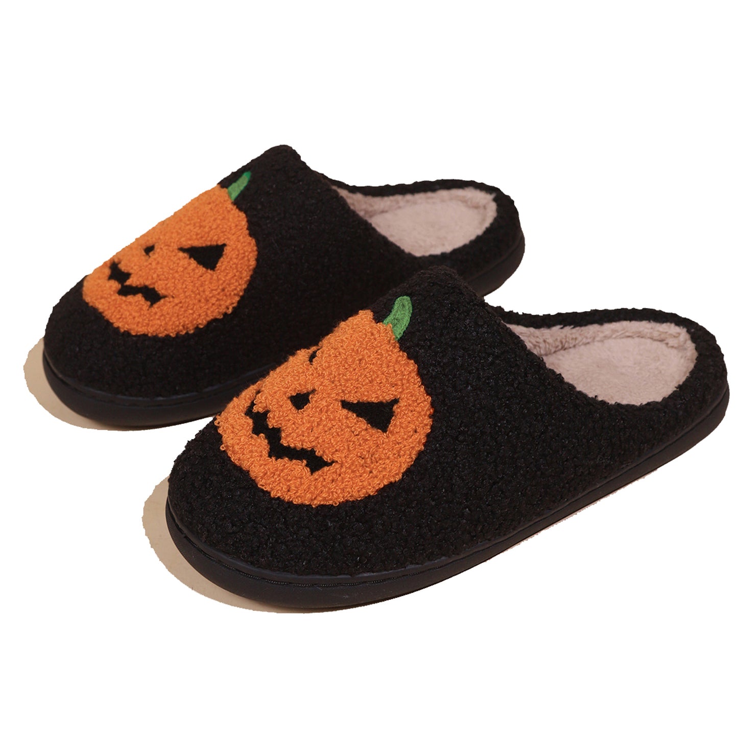 Cozy Furry Slippers for Women and Men,Bear Paw,Halloween,Christmas Design,Warm Indoor Non-Slip Winter Home Shoes