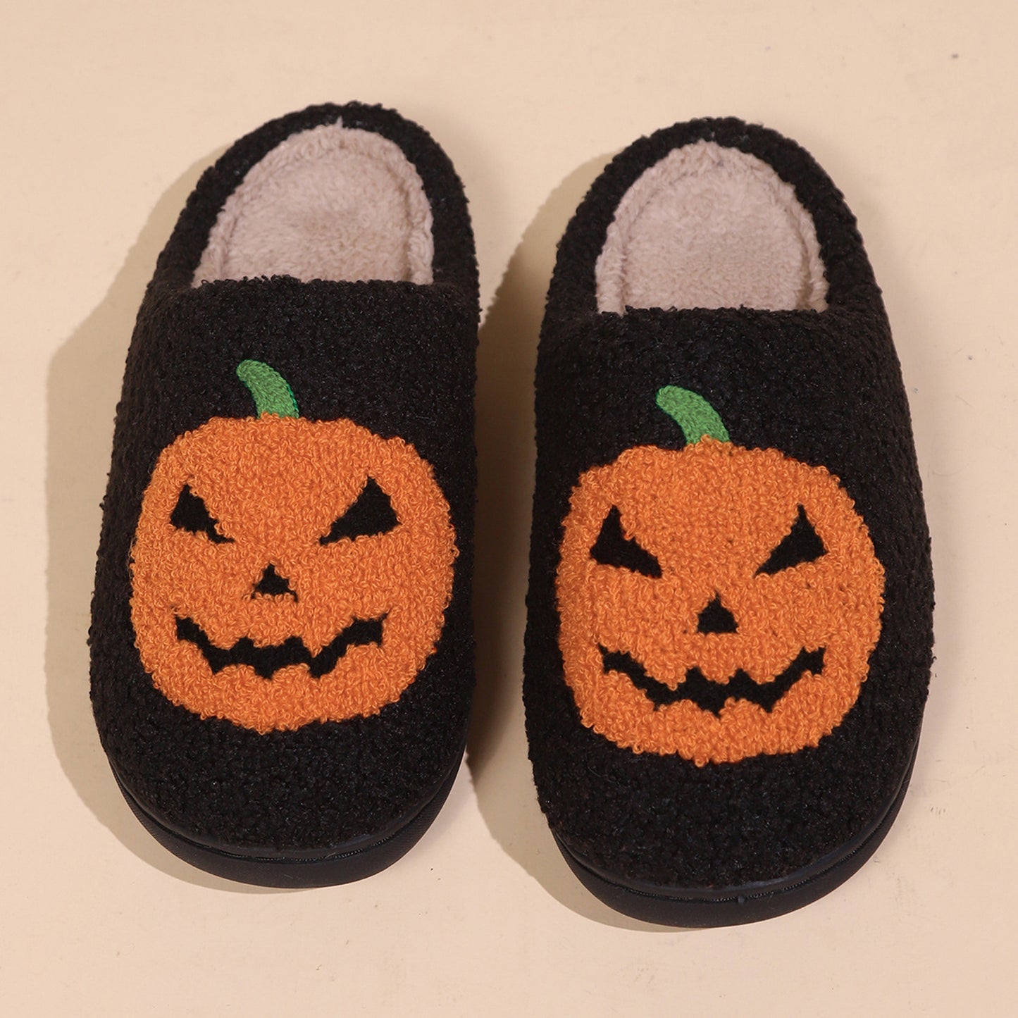 Cozy Furry Slippers for Women and Men,Bear Paw,Halloween,Christmas Design,Warm Indoor Non-Slip Winter Home Shoes