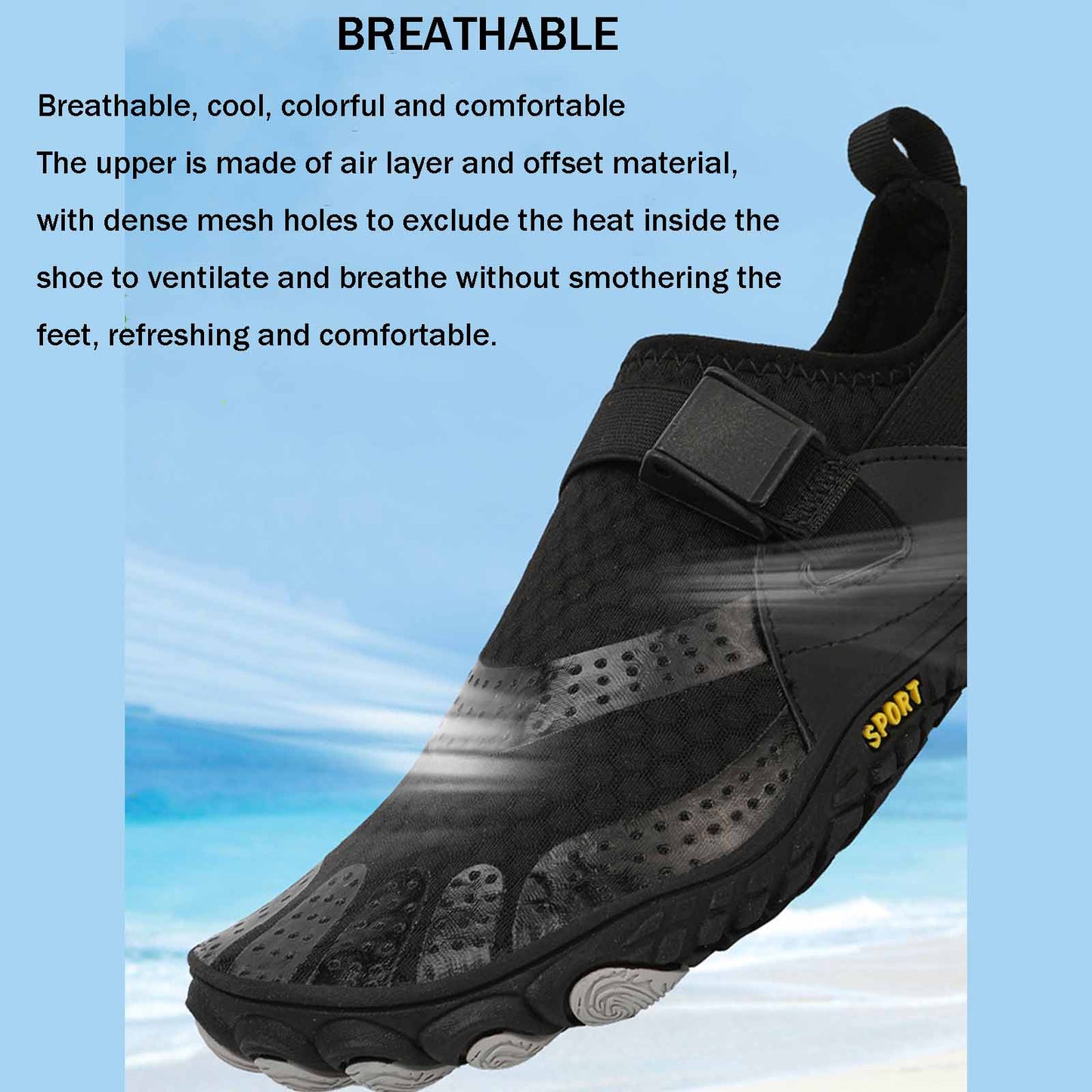 Women's Men's Water Shoes Quick Dry Barefoot Shoes Slip Into Soft Beach Shoes Swimming Shoes Yoga Sportswear Exercise Outdoor Summer Pool Beach Surf Walking Water Yoga Shoes