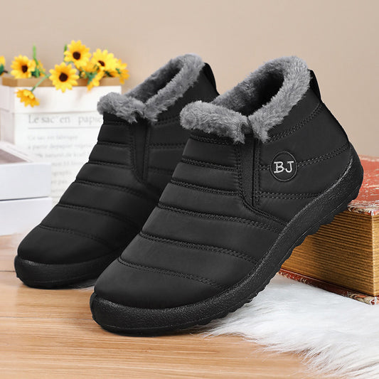 Stunning Women's Winter Snow Boots Warm Fur Lined Ankle Boots Waterproof Comfortable Outdoor Slip On Winter Shoes Short Boots