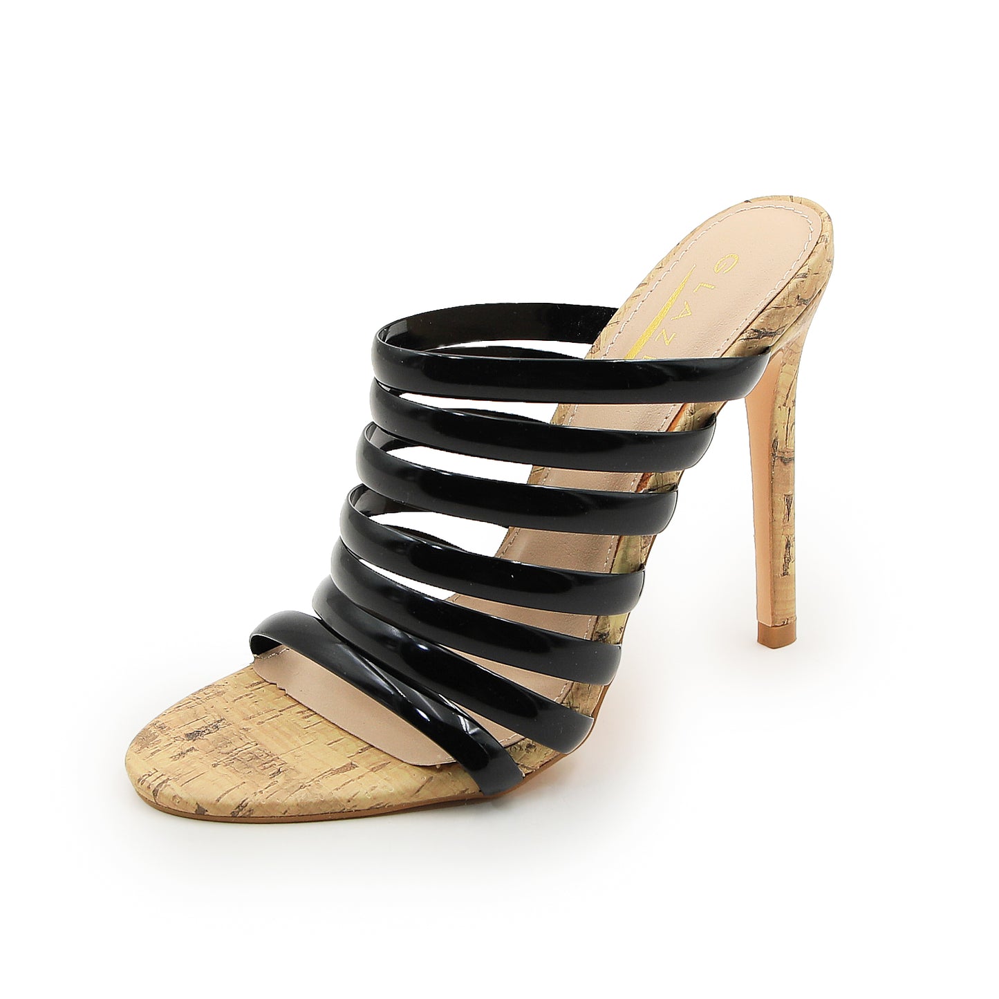 Women's High Heeled Slip Sandals Fine Heeled Premium Sexy Mule Shoes
