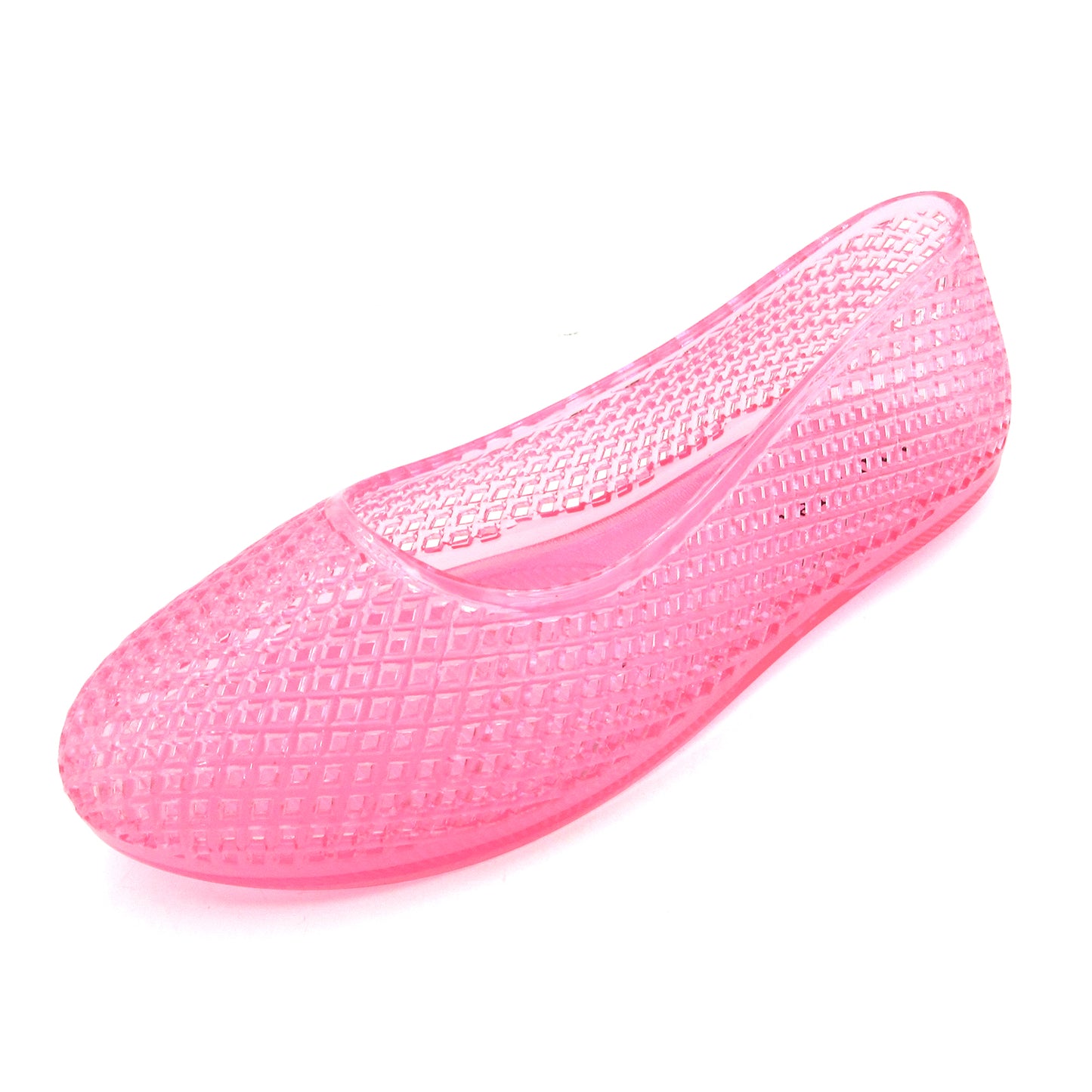Women's Jelly Sandals Ballet Slip Into Flats Hollow Out Loafers