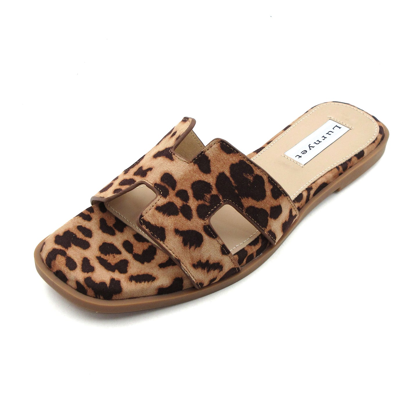 GJPBGK Women's Comfort Cushion Summer Flat Sandal with Crocodile Pattern: Stylish Design Slide, Non-Slip Rubber Sole, Latex Insole for Comfort, Perfect for Parties, Gatherings, Casual Wear, Vacations, and Beach Days