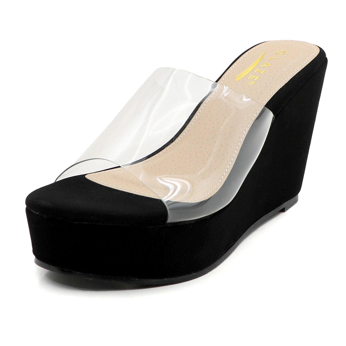 Women's High Heel Wedge Slippers Summer Beach Sandals Retro Comfortable Slippers