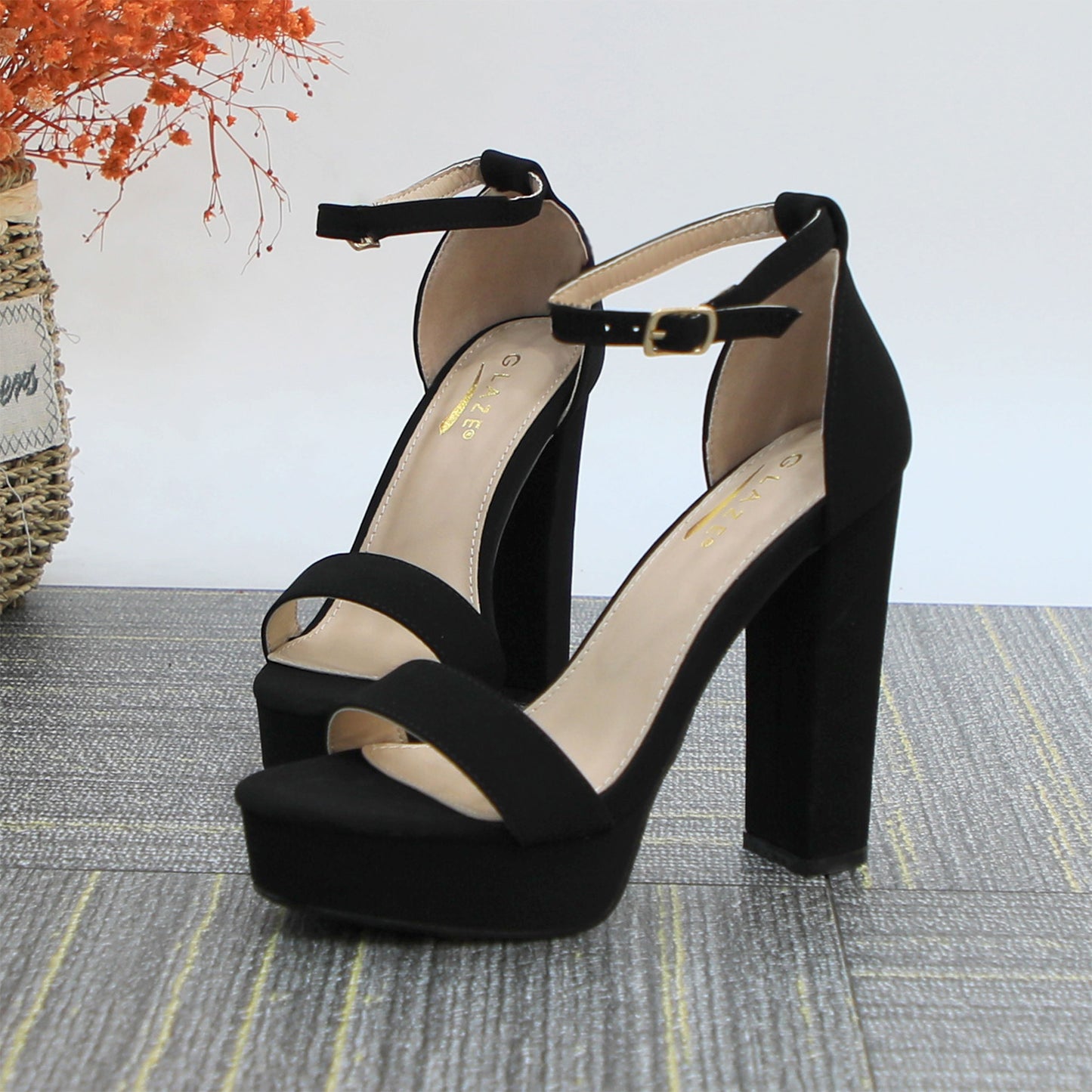 Women's Fashion Platform Sandals Block Heels Wedding Summer Dress Shoes