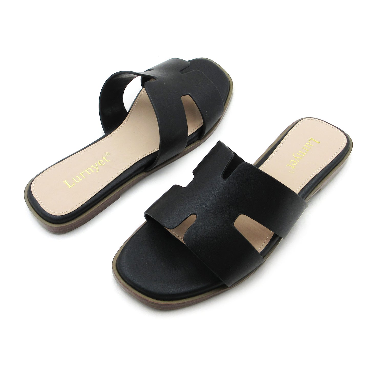Women's comfort cushion flat sandal: Stylish Design, Non-Slip Rubber Sole, Latex Insole for Comfort, Perfect for Parties, Gatherings, Casual Wear, Vacations, and Beach Days