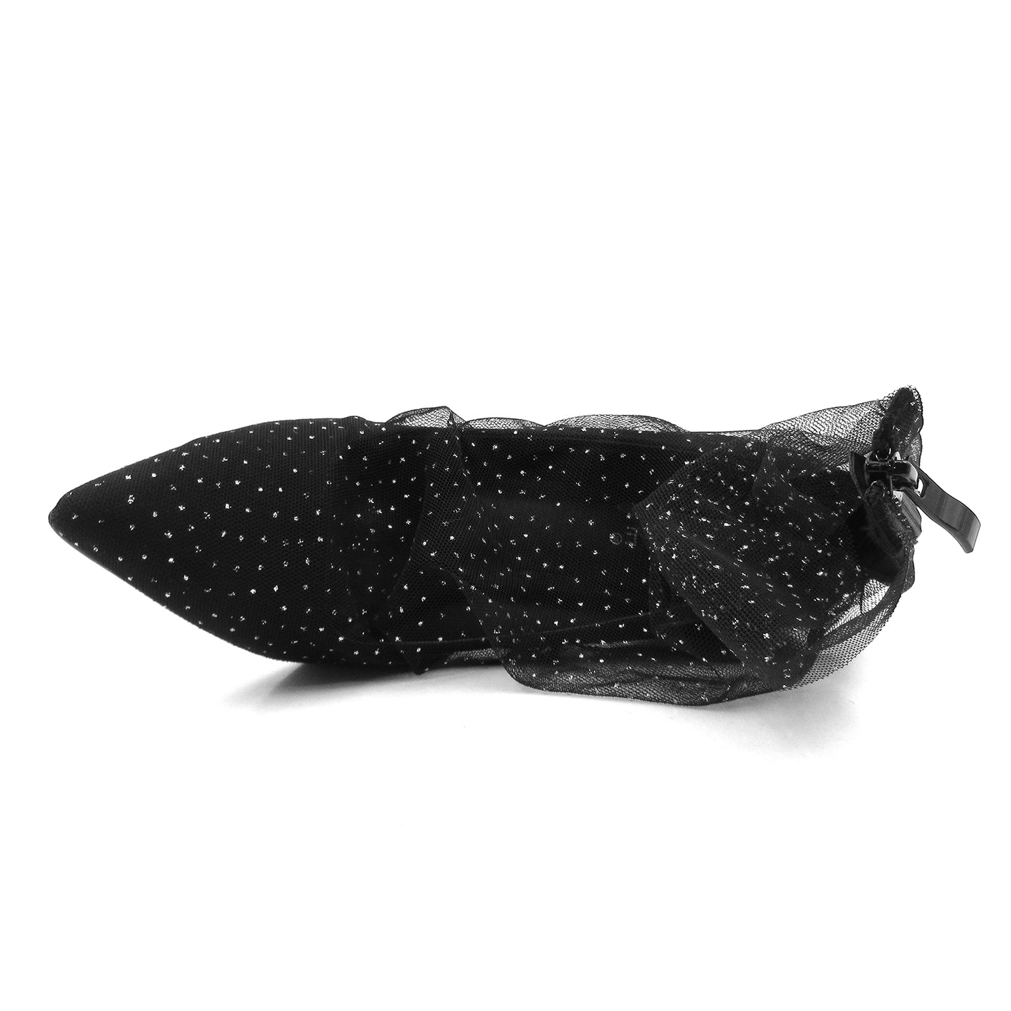 Women See Through Mesh Sexy High Heels Formal Dressy Pump Shoes Pointed Toe Office Kitten Heels