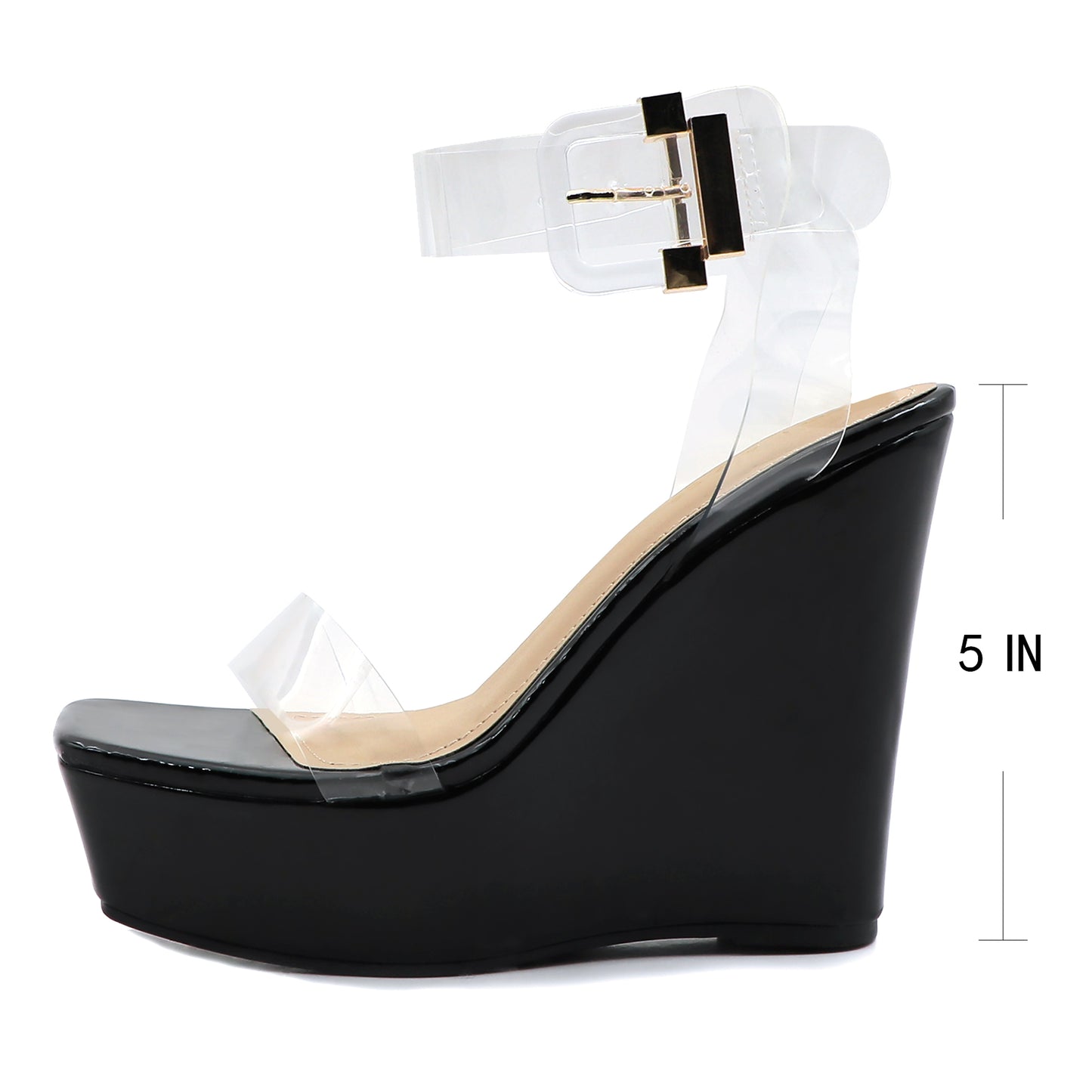 Women's Slope Heel High Sandals Open Toe Basic Office Sandals