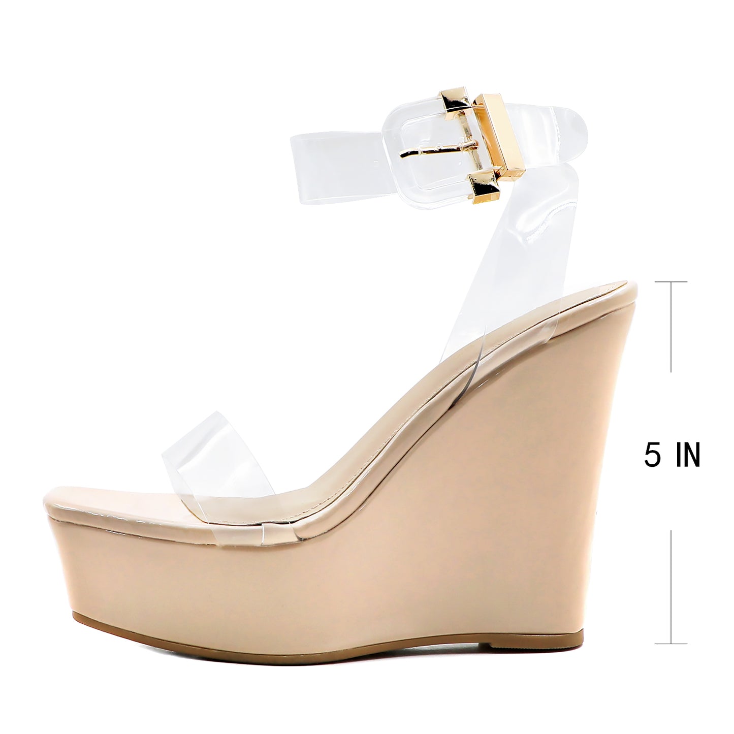 Women's Slope Heel High Sandals Open Toe Basic Office Sandals